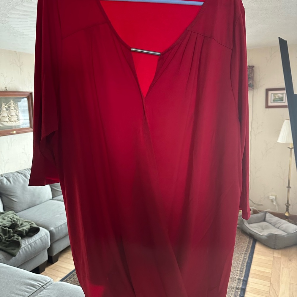 Catherines Red Blouse